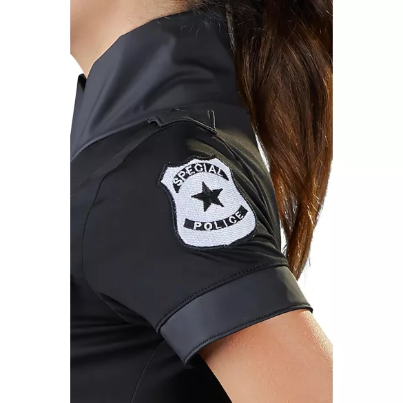 Cottelli Police - politie uniform jurkje - zwart