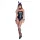 Cottelli - bunny kostuum - glanzend, sexy konijnenset - 5-delig