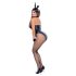 Cottelli Bunny - glanzend, sexy konijntje kostuum (5-delig) - XL