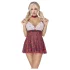 Cottelli - schoolmeisje kostuum - rood wit - verkleedkleding - L