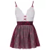 Cottelli - schoolmeisje kostuum - rood wit - verkleedkleding - L