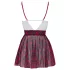 Cottelli - schoolmeisje kostuum - rood wit - verkleedkleding - L
