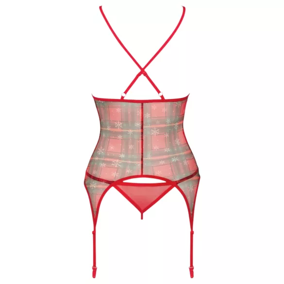 Obsessive Jollymore - kerstlingerie set - XL/XXL