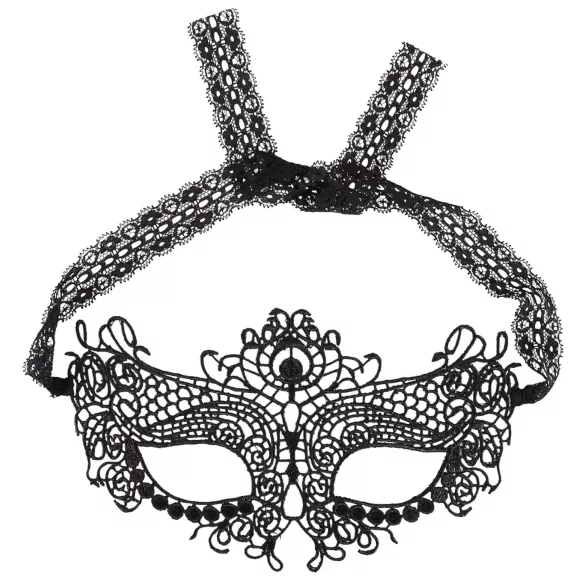 Cottelli - Oogmasker - Geborduurd kantlook - Zwart