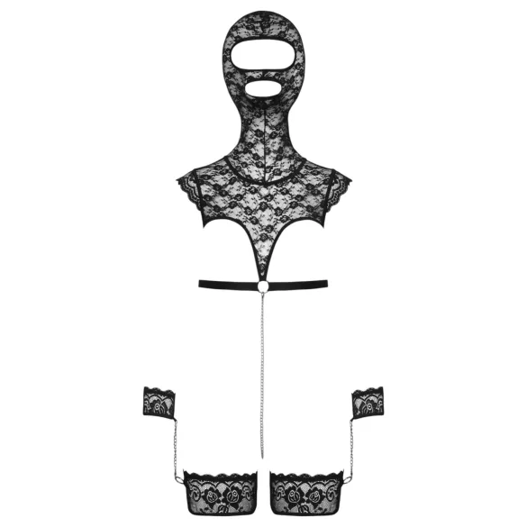 Bad Kitty - kanten BDSM-set (zwart)