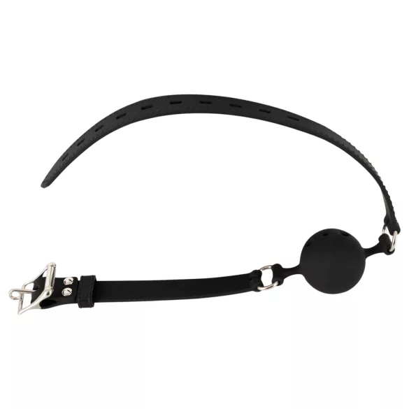 Bad Kitty - siliconen ballgag medium - zwart
