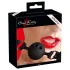 Bad Kitty - siliconen ballgag medium - zwart