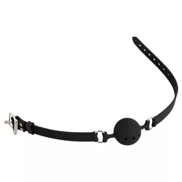 Bad Kitty - siliconen ballgag medium - zwart