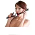 Bad Kitty - siliconen ball gag - verstelbaar - zwart