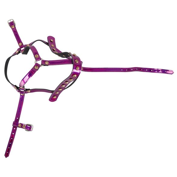 Bad Kitty - strass hoofdband (roze)