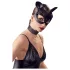 Bad Kitty - kattenmasker met strass steentjes - kunstleer zwart (S-L)