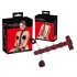 Bad Kitty - Aziatisch Bondageset voor de Nek (rood-zwart)
