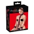 Bad Kitty - bondage set koppelbare pols- en neksluiting - rood/zwart