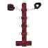 Bad Kitty - bondage set koppelbare pols- en neksluiting - rood/zwart