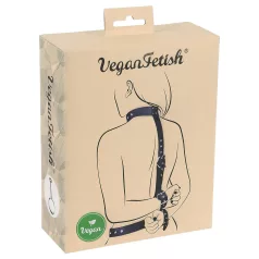 Vegan Fetish - handboeien set - achter de rug - zwart
