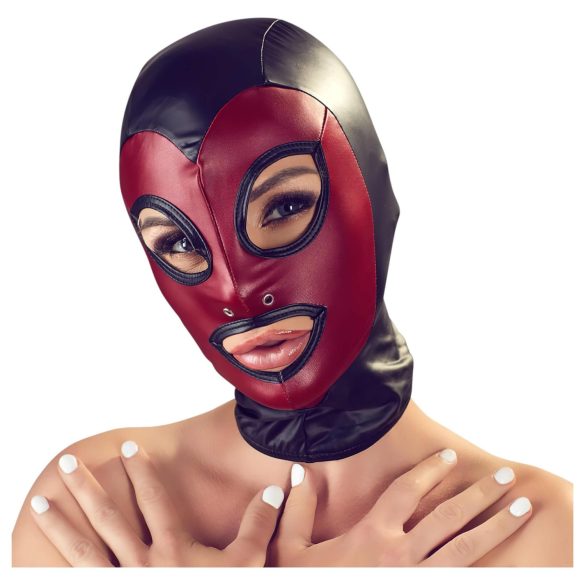 Bad Kitty - orale masker - glanzend rood - S-L