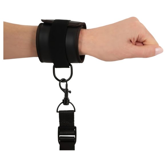 Vegan Fetish - bed boeien set - zwart