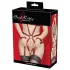 Bad Kitty - volledig lichaams harnasbody (rood)