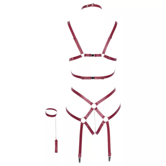 Bad Kitty - volledig lichaams harnasbody (rood)