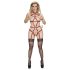 Bad Kitty - Volledig Lichaams Harness Body (Rood) - L/XL
