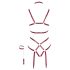 Bad Kitty - Volledig Lichaams Harness Body (Rood) - L/XL