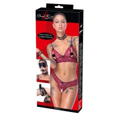 Bad Kitty - bondage set - 6-delig (zwart)