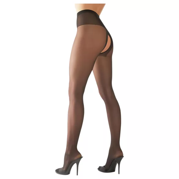 Cottelli - Lingerieset met jarretels - zwart