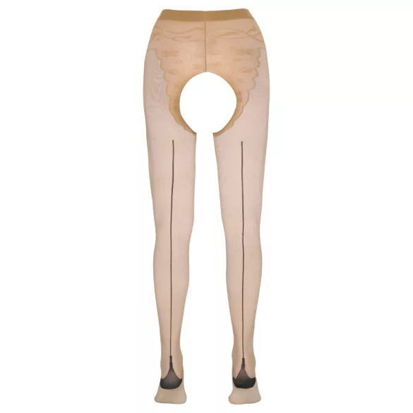 Cottelli - Sexkousen met strepen - Transparant - Naturel - 2