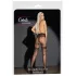 Cottelli - open panty kousen - exclusief patroon - zwart - 3