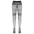 Cottelli - open panty kousen - exclusief patroon - zwart - 3