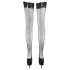 Cottelli - Net panty - vetersluiting kanten details - M/L