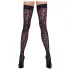 Cottelli Legwear - hold-up kousen - panterprint - zwart - 5