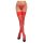 Cottelli - kanten hold-ups - bloemenmotief - rood