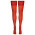 Cottelli - kanten hold-ups - bloemenmotief - rood