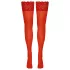 Cottelli - kanten hold-ups - bloemenmotief - rood - 4/L