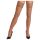 Cottelli - kanten bloemenhold-up kousen (nude) - 4/L