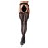 Cottelli - Zwarte netpanty met patroon - L/XL