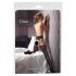 Cottelli - Zwarte netpanty met patroon - L/XL