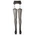 Cottelli - Zwarte netpanty met patroon - L/XL