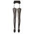 Cottelli - Zwarte netpanty met patroon - L/XL