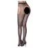 Cottelli Legwear - open jarretkous - glanzend - zwart (S-L)