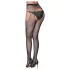 Cottelli Legwear - open jarretkous - glanzend - zwart (S-L)