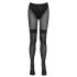 Cottelli - Opengewerkte Kousen met Nette Details (Zwart) - 4