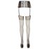 Cottelli zijdezachte panty (zwart) - 4/L