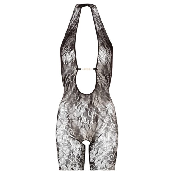 NO:XQSE - Lingerie body - kant met parels - zwart