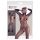 Mandy Mystery - Catsuit met masker - netblouse - zwart - S-L