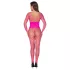 Cottelli - bodystocking dames - visnet - roze - S-L