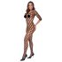 Cottelli - bodystocking met netstof - zwart - S-L