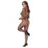 Cottelli - bodystocking met netstof - zwart - S-L