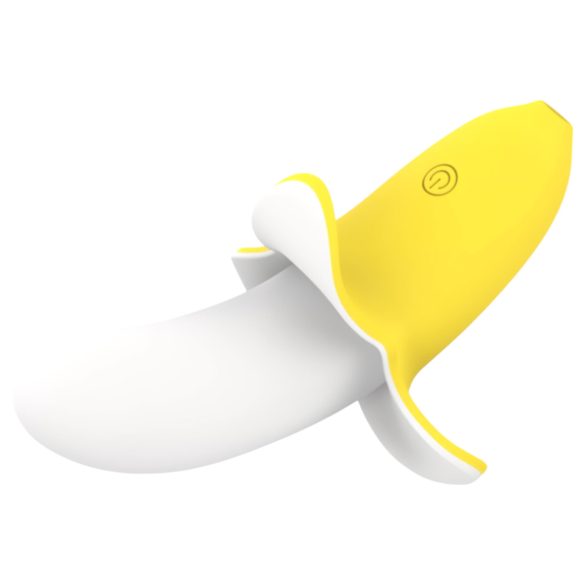 Lonely - oplaadbare waterdichte vibrator - banaan - geel/wit